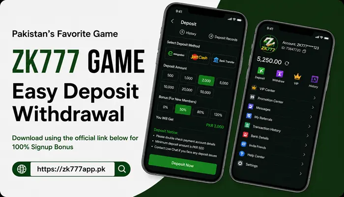 ZK777 Game Easy Deposit and Withdraw Guide for Users